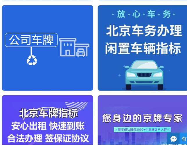 2024年北京租车牌照租赁公司？3年多少钱？